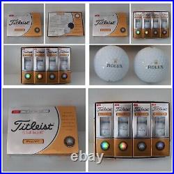 Titleist Pro V1 ROLEX Golf Balls 1 Dozen BRAND NEW in Box 4 Sleeves