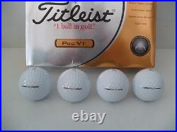 Titleist Pro V1 ROLEX Golf Balls 1 Dozen BRAND NEW in Box 4 Sleeves