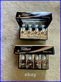 Titleist Pro V1x #1 Ball In Golf New In Box Six (6) Boxes 12 In Ea No Logo