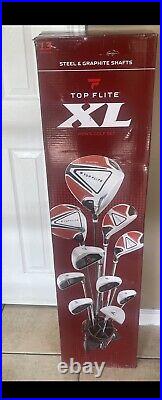 Top Flite Golf Men's XL 13-Piece Complete Club Bag Box Set