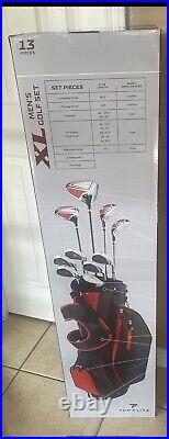 Top Flite Golf Men's XL 13-Piece Complete Club Bag Box Set