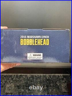 UC Berkeley Cal Bears 2016 Marshawn Lynch Golf Cart Bobblehead With Box NEW