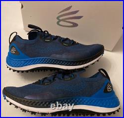 UNDER ARMOUR UA CHARGED STEPH CURRY SL BLUE GOLF SHOES 3025072-001 MENS 15 WithBOX