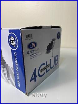 U. S. Kids Golf 4 Club 45 stand bag set with 4 clubs, age 5-7, New in Box