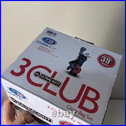 U. S. Kids Golf Club 39 stand bag set with 3 clubs, age 3-5, New in Box