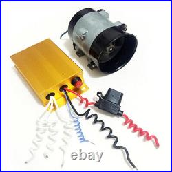 Universal 12V 16.5A Car Electric Turbine Turbo Charger Booster with Controller Box