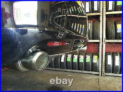 Universal sports exhaust bmw audi vw rear back box 320 325 330 335 golf polo a4