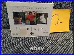 Upper Deck 2001 Golf Box Sports Trading Card Tiger Woods RC Sealed