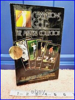 VINTAGE Grand Slam The Masters Colection Golf Card Set with Tiger Woods Rookie NEW