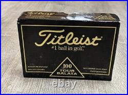 VINTAGE Titleist 100 Tour Balata Full Box Sleeves Golf Balls (5,6,7,8) VINTAGE Titleist 100 Tour Balata Full Box Sleeves Golf Balls (5,6,7,8)