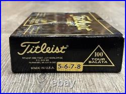 VINTAGE Titleist 100 Tour Balata Full Box Sleeves Golf Balls (5,6,7,8) VINTAGE Titleist 100 Tour Balata Full Box Sleeves Golf Balls (5,6,7,8)