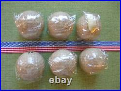 VINTAGE c. 1920s 1930s DELUXE SIGNATURE R, G, B&B 2 DOT 6 GOLF BALL DOZEN BOX SET