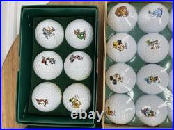 VTG Disney Dozen Characters Golf Lot New And Used in Original Box