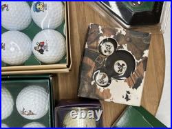 VTG Disney Dozen Characters Golf Lot New And Used in Original Box