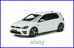 VW GOLF R MK. 7 resin model road car Pure white 2014 Limited Ed 118th Otto 883