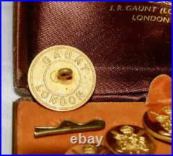 Vint. Boxed Set Of 12 Gaunt, London Royal St. George's Golf Clubblazer Buttons Vint. Boxed Set Of 12 Gaunt, London Royal St. George's Golf Clubblazer Buttons