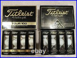 Vintage & Rare- New in Boxes- Titliest Tour Balata 100 golf balls- 2 dz-24 total