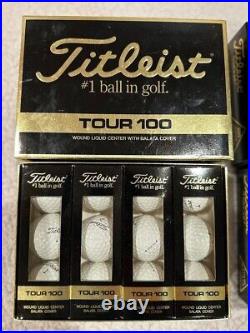 Vintage & Rare- New in Boxes- Titliest Tour Balata 100 golf balls- 2 dz-24 total