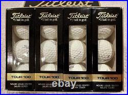 Vintage & Rare- New in Boxes- Titliest Tour Balata 100 golf balls- 2 dz-24 total