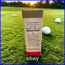 Vintage Wilson Staff Golf Balls Box (12)