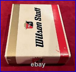 Vintage Wilson Staff Lot Of 12 New Golf Balls Wrapped With Box Early Old