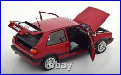 Volkswagen Golf 2 Gti Red Great Example & Detail 118 Scale Diecast Model Boxed