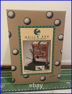 Vtg Quick Tee Golf Ball Dispenser W Dispensing Arm + Original Box SEALED NEW Vtg Quick Tee Golf Ball Dispenser W Dispensing Arm + Original Box SEALED NEW
