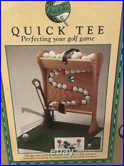 Vtg Quick Tee Golf Ball Dispenser W Dispensing Arm + Original Box SEALED NEW Vtg Quick Tee Golf Ball Dispenser W Dispensing Arm + Original Box SEALED NEW