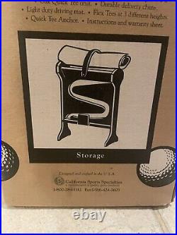 Vtg Quick Tee Golf Ball Dispenser W Dispensing Arm + Original Box SEALED NEW Vtg Quick Tee Golf Ball Dispenser W Dispensing Arm + Original Box SEALED NEW