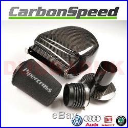 Vw Golf Mk6 2.0 Gti Carbon Air Box Induction Intake Kit + Pipercross Filter