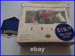 X1 2001 Upper Deck Golf Premier Edition Box New Sealed TexasNerdGames #2