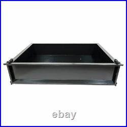 Yamaha Drive2 Golf Cart Black Steel Utility Cargo Box with Brackets Yamaha Drive2 Golf Cart Black Steel Utility Cargo Box with Brackets