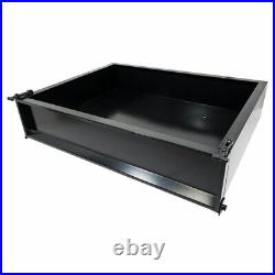Yamaha Drive Golf Cart Black Steel Utility Cargo Box with Brackets Yamaha Drive Golf Cart Black Steel Utility Cargo Box with Brackets