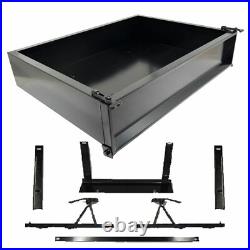 Yamaha Golf Cart GTW Black Steel Cargo Box Kit for G29/Drive 2007-2016 Yamaha Golf Cart GTW Black Steel Cargo Box Kit for G29/Drive 2007-2016