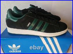 \uD83D\uDD25\uD83D\uDEA8\uD83D\uDD25Adidas Campus II 2 Size 12 Black/Forest Green New In Box RARE COLORWAY